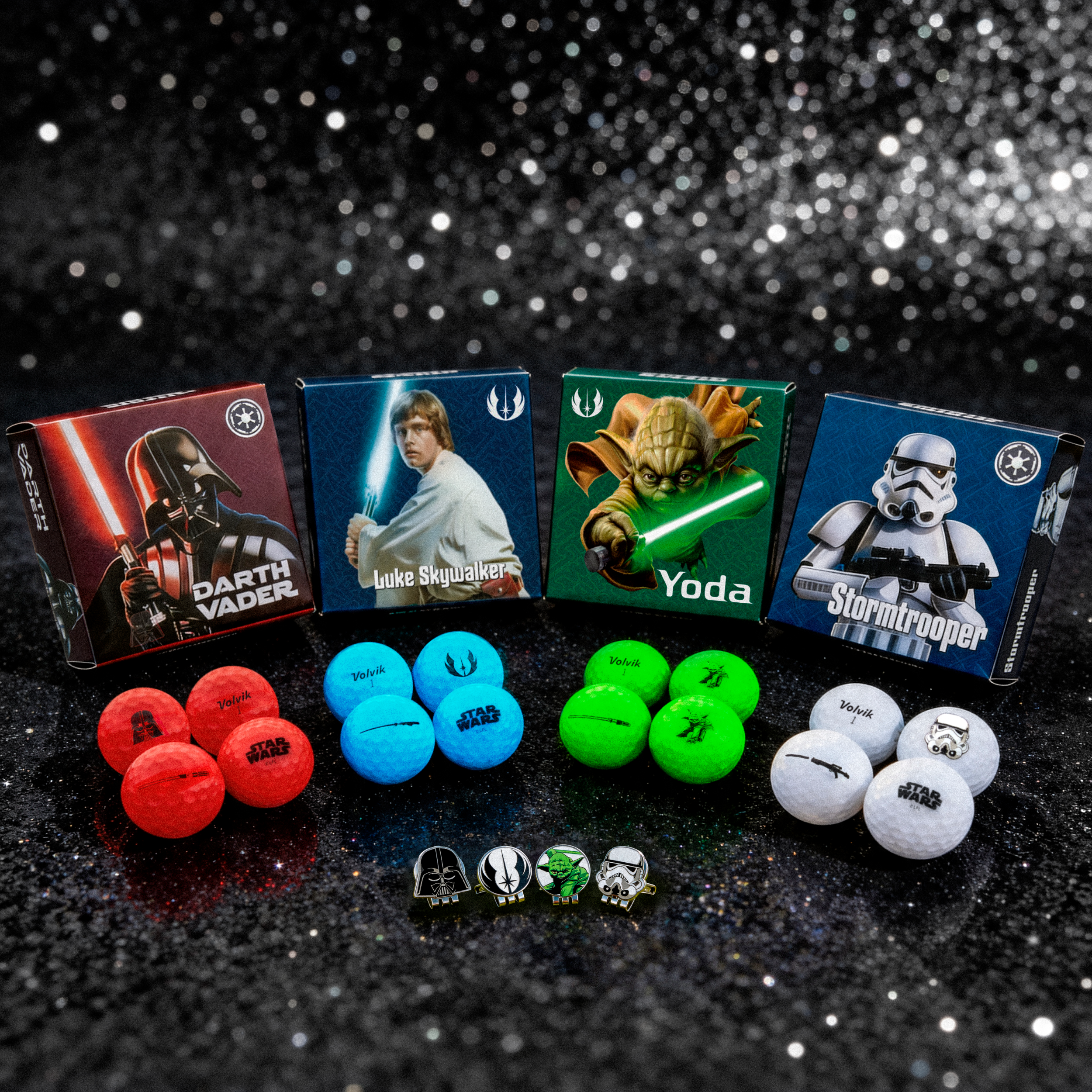 Star Wars Golf Ball Legacy Bundle | All 4 Character Packs | Volvik